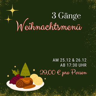 Weihnachtszeit im Herbstapfel: veganes Weihnachtsmenü und Gutscheinaktion